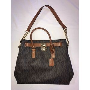 Michael Kors Hamilton Large Brown Leather